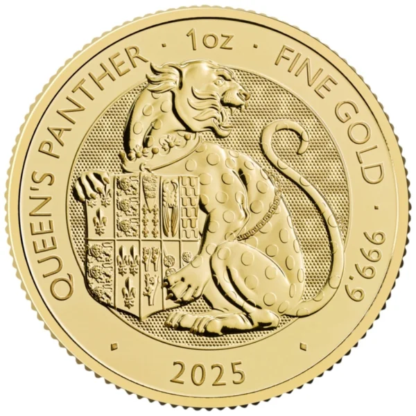 NGC 1oz Tudor Beast coin MS65+ - Panther