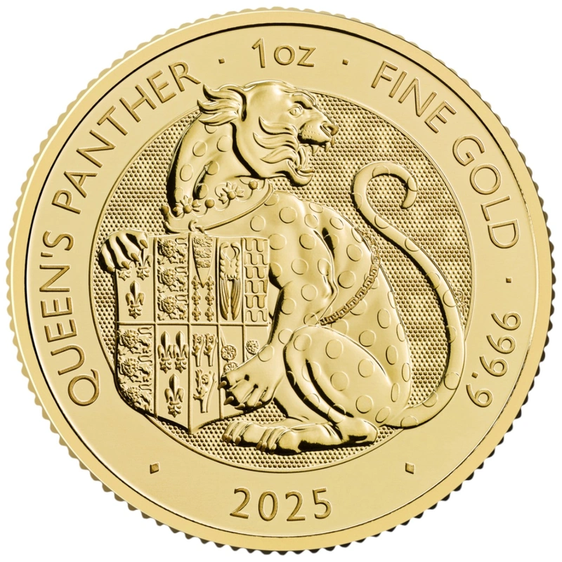 NGC 1oz Tudor Beast coin MS65+ - Panther