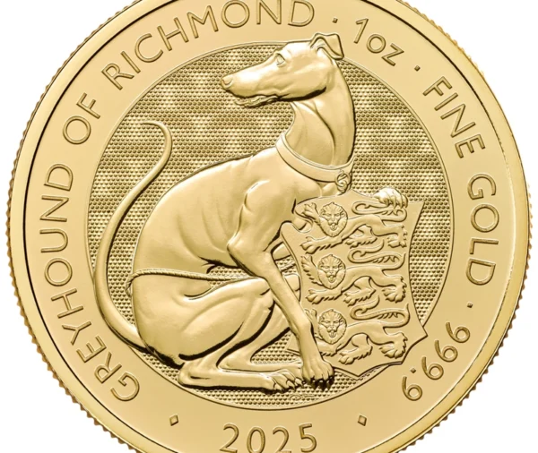 NGC 1oz Tudor Beast coin MS65+ - Dog
