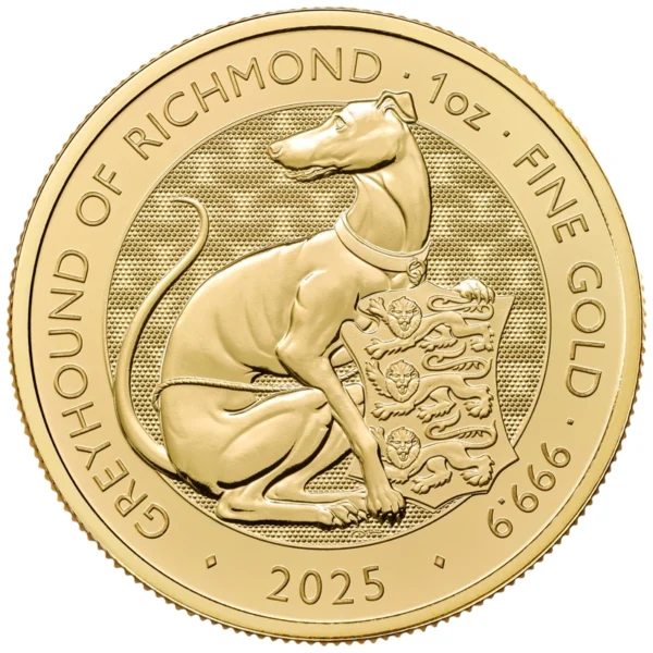 NGC 1oz Tudor Beast coin MS65+ - Dog