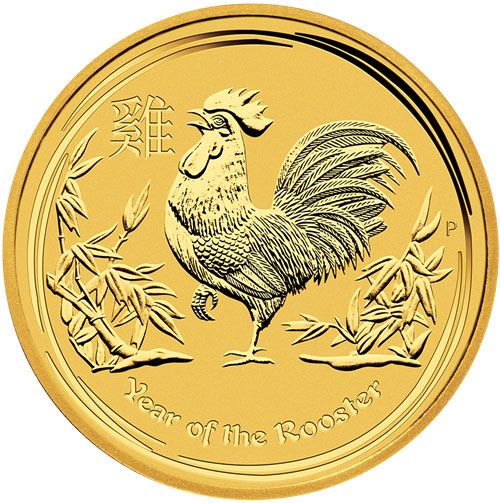 2017 1/2oz Australian 'Year Of The Rooster' Gold Coin