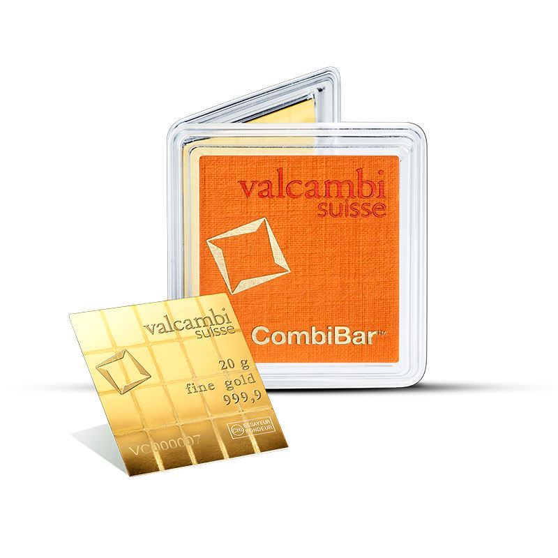 Valcambi CombiBar 20x 1g Gold Bars