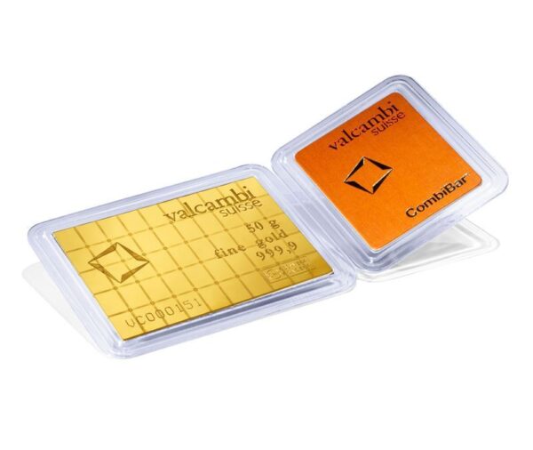 Valcambi CombiBar 50x 1g Gold Bars