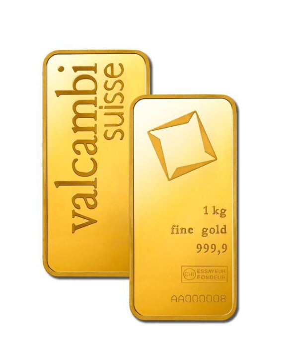 Valcambi 1kg Gold Bar