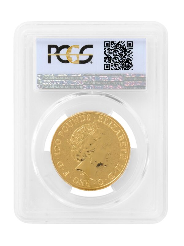 PCGS 2017 1oz Gold Queen's Beast 'Griffin' MS70 - Image 2