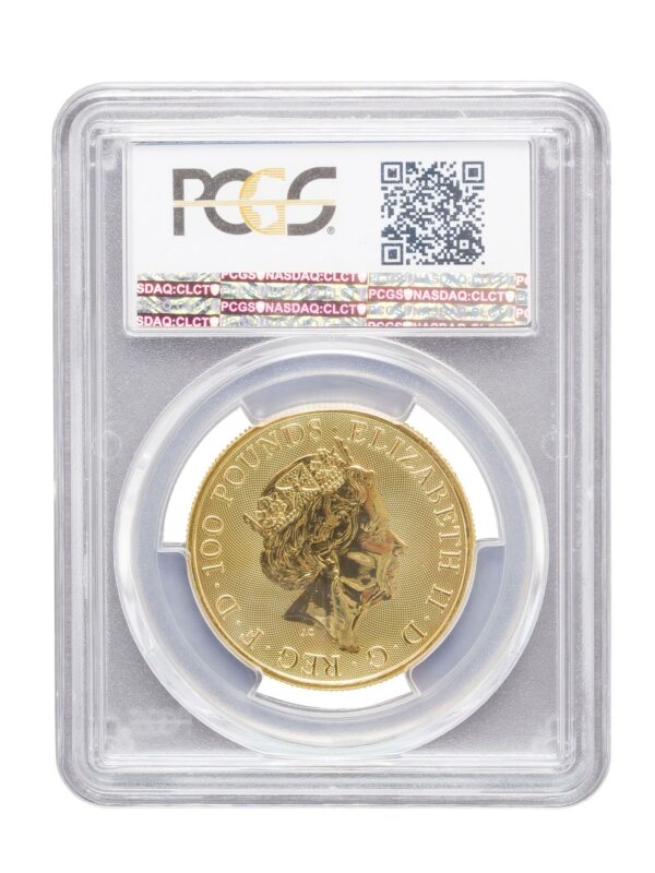 PCGS 2017 1oz Gold Queen's Beast 'Griffin' MS68 - Image 2