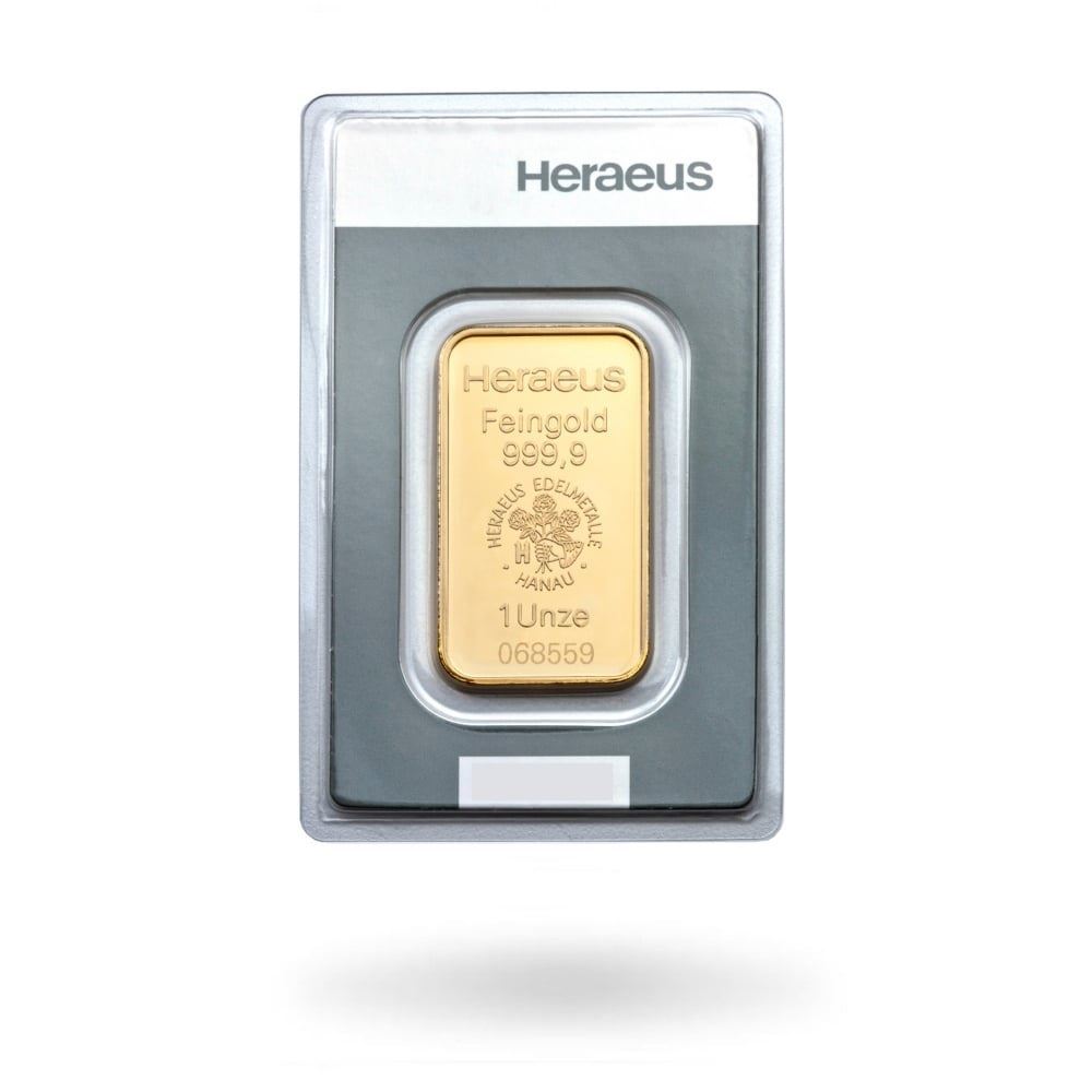 Heraeus 1oz Gold Bar
