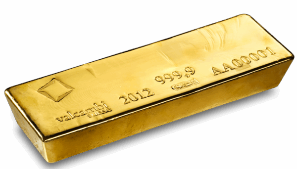 Valcambi 12.5kg Cast Gold Bar