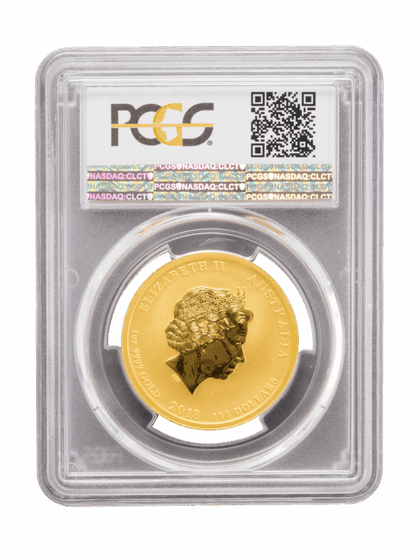 PCGS 2018 1oz Gold Australian Emu MS70 - Image 2