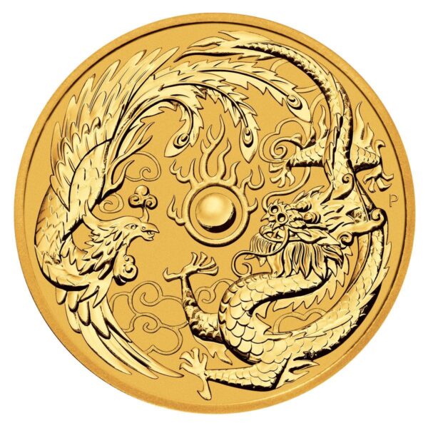 2018 1oz Australian Dragon and the Phoenix Gold Coin