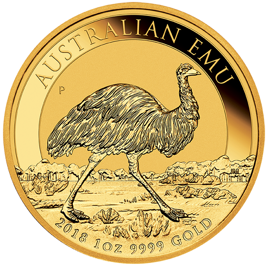 2018 1oz Australian Emu Gold Coin