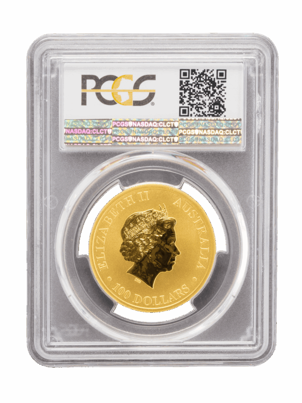 PCGS 2012 1oz Gold Australian Kangaroo MS69 - Image 2