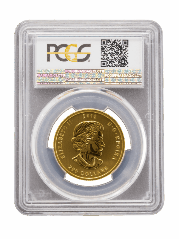 PCGS 2016 1oz Gold Grizzly Bear MS68 - Image 2