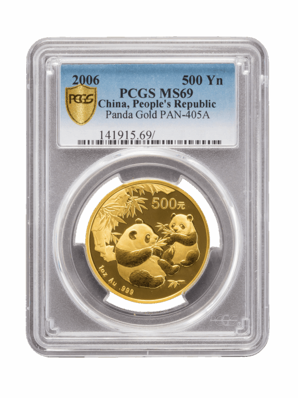 PCGS 2006 1oz Gold Chinese Panda MS69