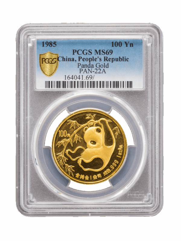 PCGS 1985 1oz Gold Chinese Panda MS69
