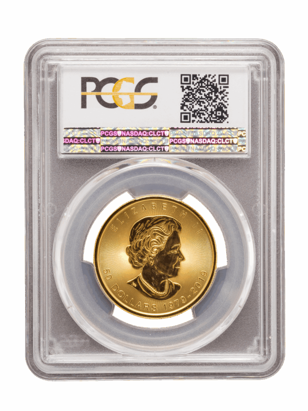 PCGS 2019 1oz Gold '40th Anniversary' Maple Leaf MS70 - Image 2