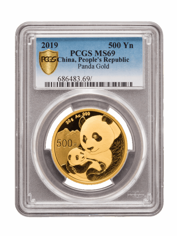 PCGS 2019 1oz Gold Chinese Panda MS69