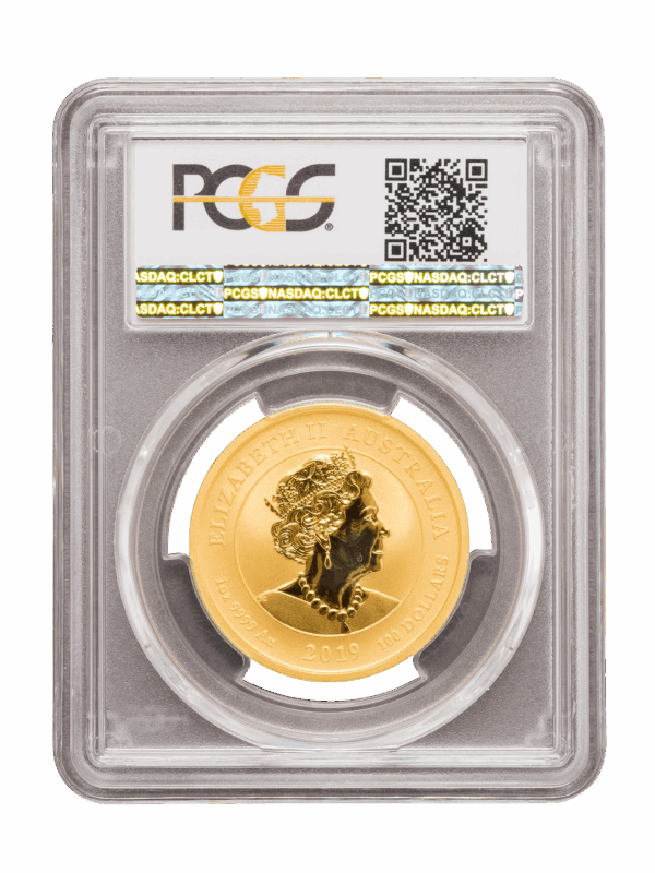 PCGS 2019 1oz Gold Australian Dragon and the Tiger MS69 - Image 2