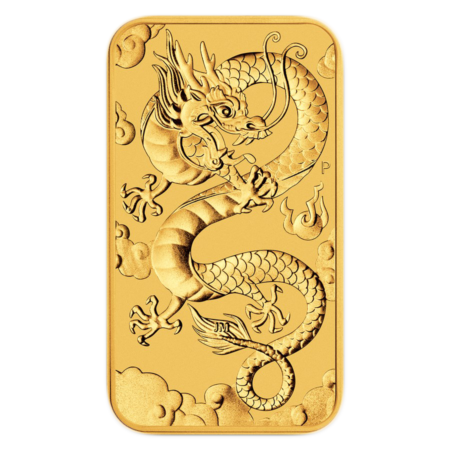 2019 1oz Gold Australian Dragon