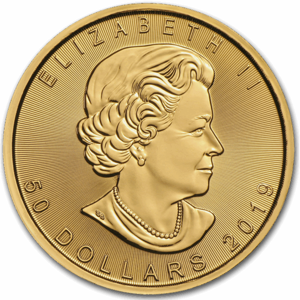 2019 1oz Canadian Maple Leaf 40th Anniversary Gold Coin - Image 2