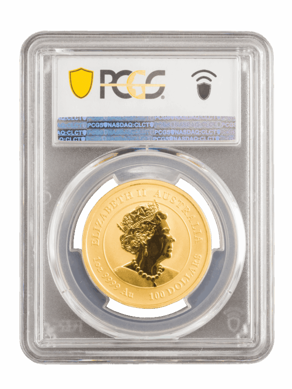 PCGS 2021 1oz 24k Gold Australian 'Year Of The Ox' MS70 - Image 2