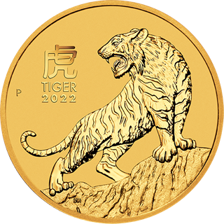 2022 1oz 24k Gold Australian 'Year Of The Tiger'