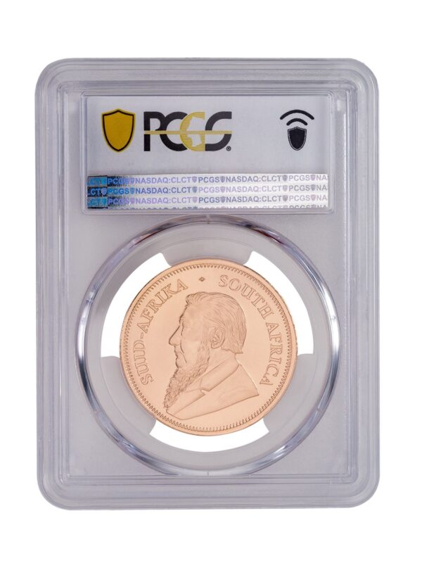 PCGS 2022 1oz Gold South African Krugerrand MS69 - Image 2