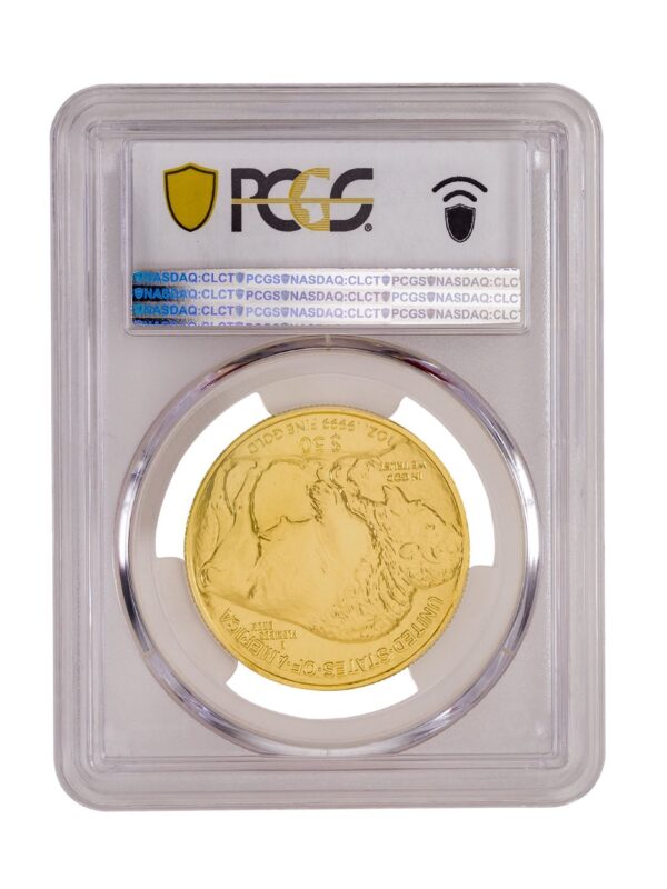 PCGS 2022 1oz Gold American Buffalo MS70 - Image 2