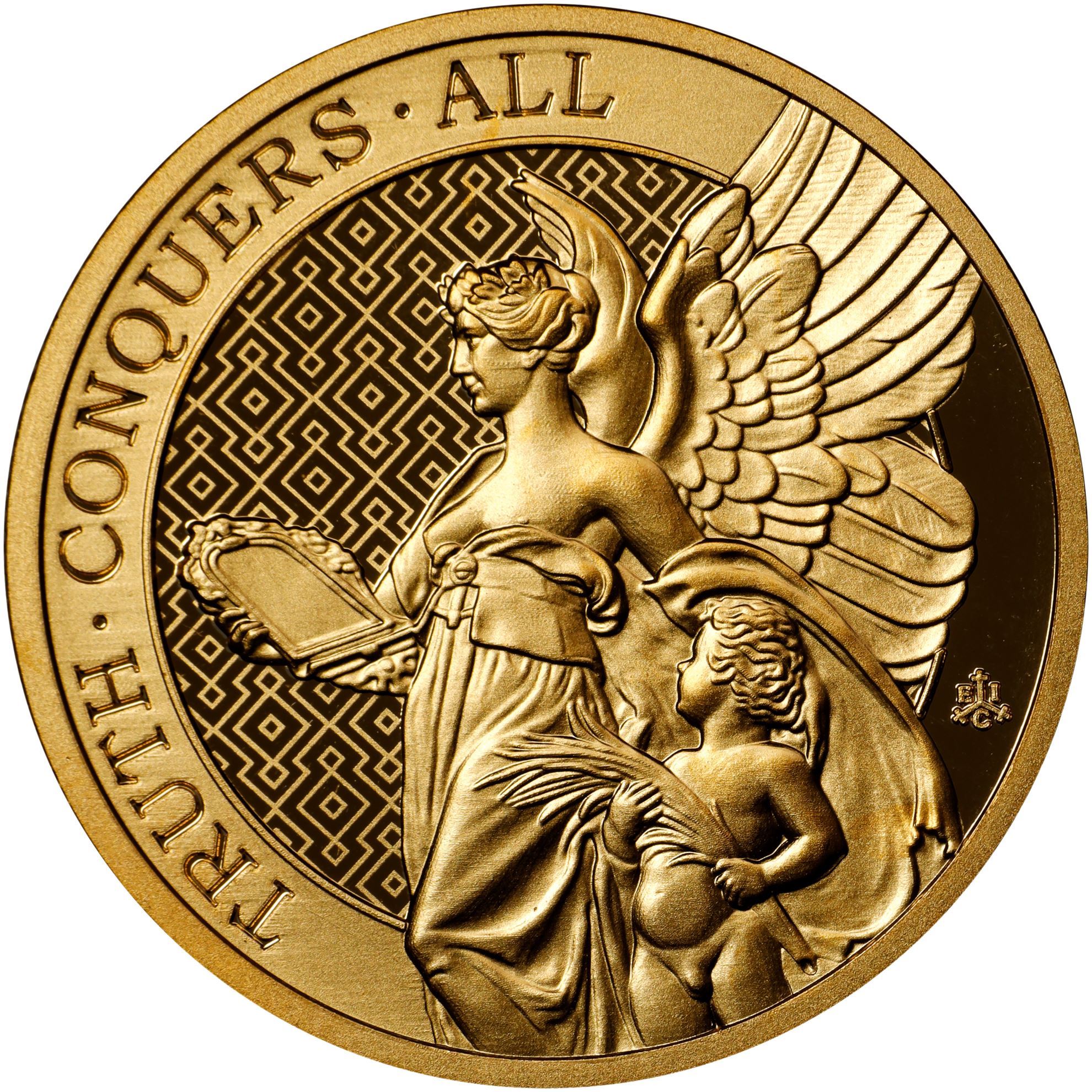 2022 1oz UK Queen's Virtue 'Truth' Gold Coin