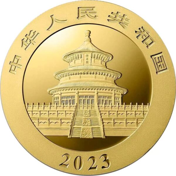 2023 30g Chinese Panda Gold Coin - Image 2