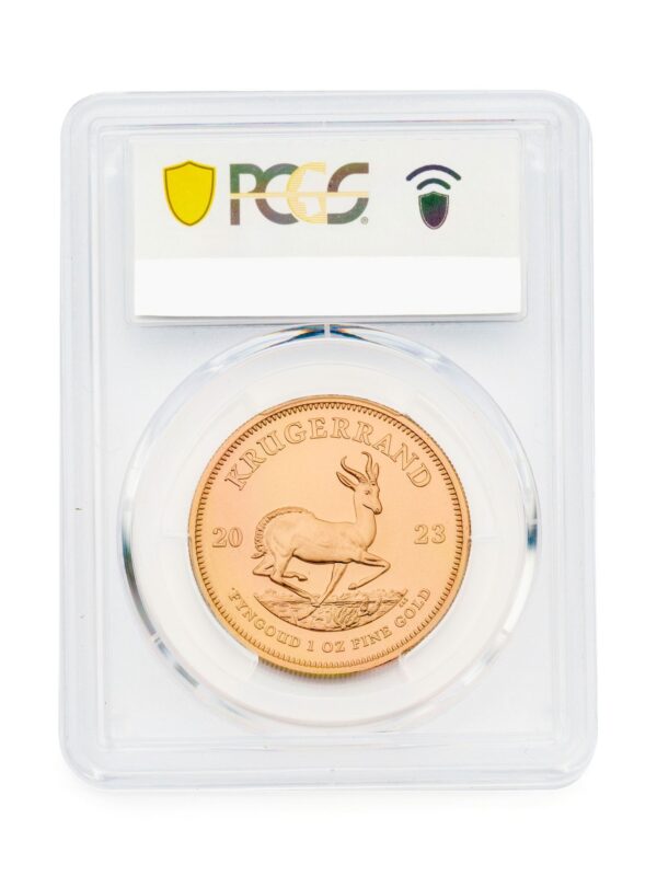 PCGS 2023 1oz Gold South African Krugerrand MS70 - Image 2