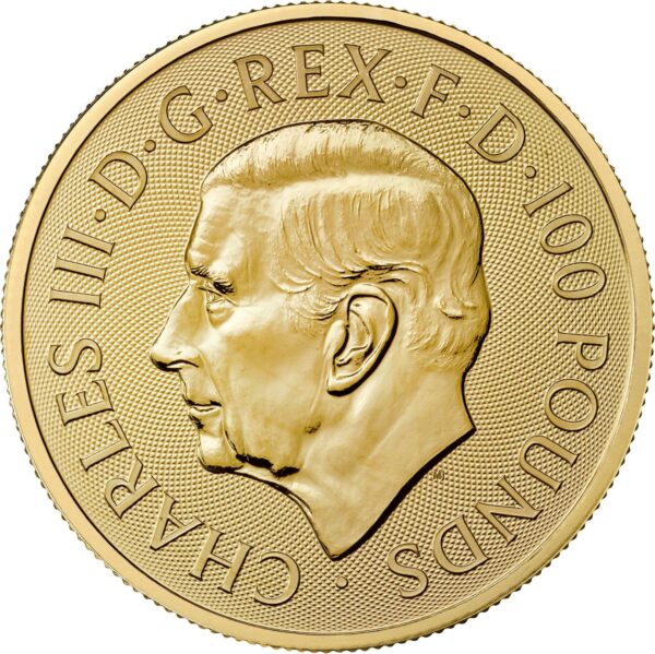 2023 1oz UK Tudor Beast 'Bull of Clarence' Gold Coin - Image 2