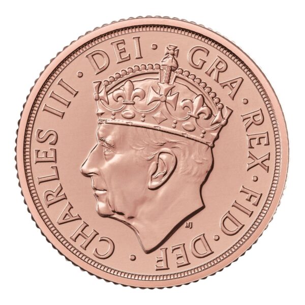 2023 22k Gold UK Coronation Sovereign - KCIII - Image 2