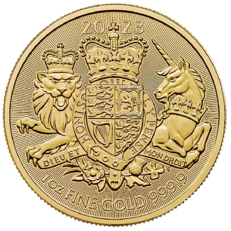 2023 1oz UK Coat of Arms Gold Coin