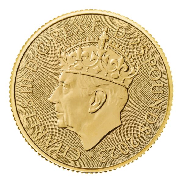 2023 1/4oz UK King Charles III Coronation Gold Coin - Image 2