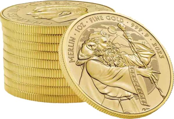 2023 1oz UK Myths and Legends Merlin - Image 3