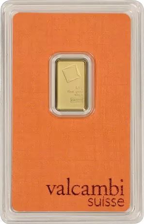Valcambi 2.5g Gold Bar