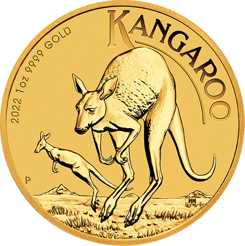 2022 1oz 24k Gold Australian Kangaroo