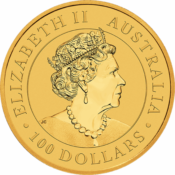 2022 1oz 24k Gold Australian Kangaroo - Image 2
