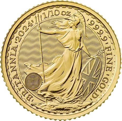 2024 1/10oz UK Britannia Gold Coin