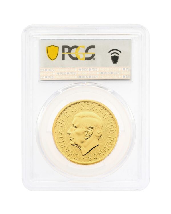 PCGS 2024 1oz Gold Britannia KCIII MS68 - Image 2