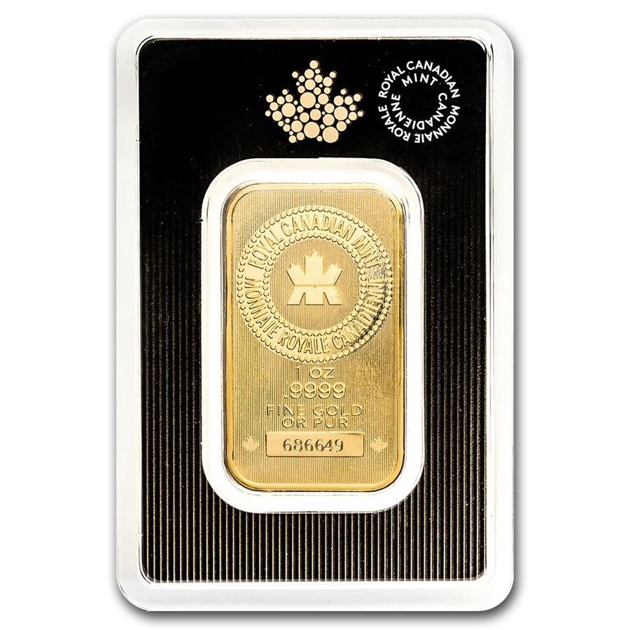 Royal Canadian Mint 1oz Gold Bar
