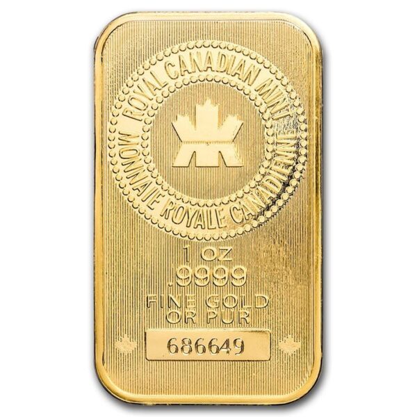 Royal Canadian Mint 1oz Gold Bar - Image 3