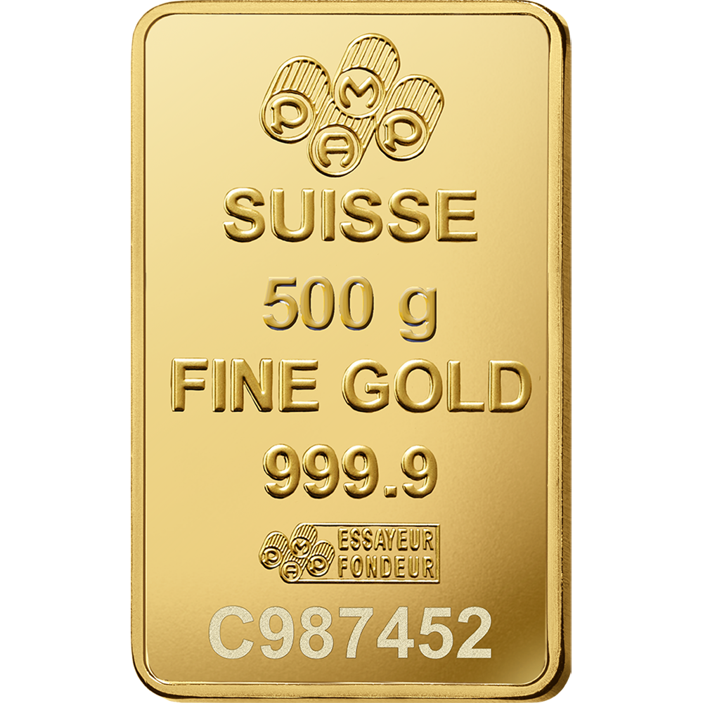 Pamp Fortuna 500g Gold Bar