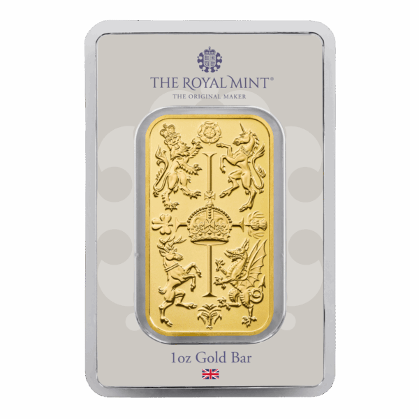 The Royal Celebration 1oz Gold Bar