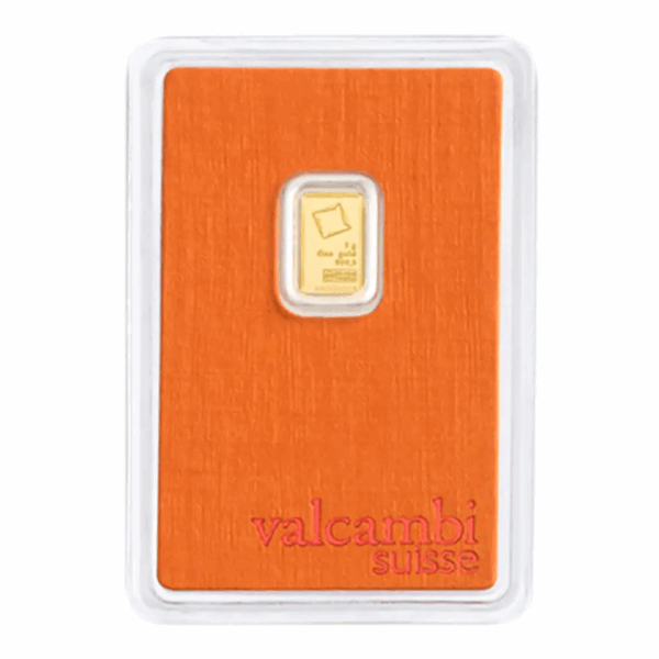 Valcambi 1g Gold Bar