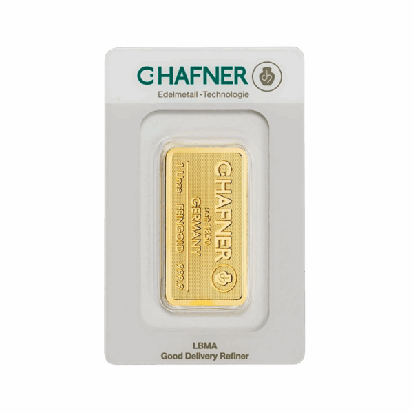 C.Hafner 1oz Gold Bar