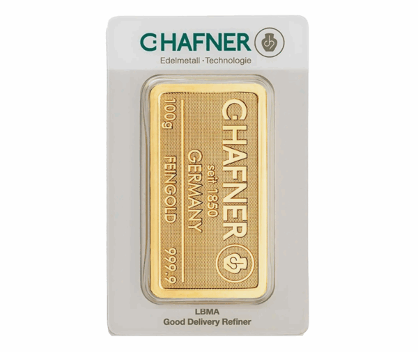 C.Hafner 100g Gold Bar