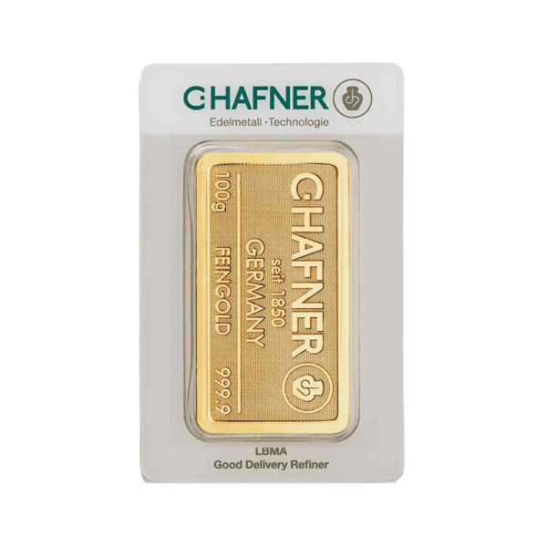 C.Hafner 100g Gold Bar