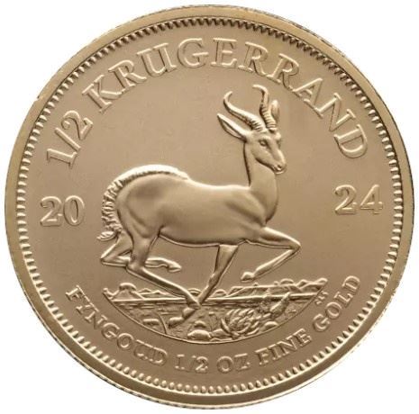 2024 1/2oz South African Krugerrand Gold Coin